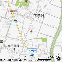 埼玉県深谷市下手計255周辺の地図