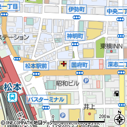 スタッフサービス・メディカル　松本オフィス周辺の地図