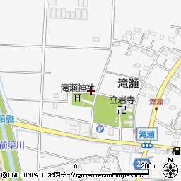 埼玉県本庄市滝瀬周辺の地図
