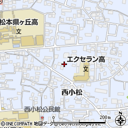 長野県松本市里山辺西小松4155-1周辺の地図