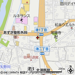 ロイヤルホスト 松本渚店周辺の地図
