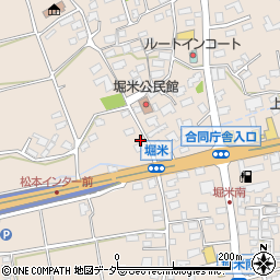 長野県松本市島立1409周辺の地図