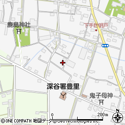 埼玉県深谷市下手計187周辺の地図