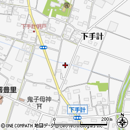 埼玉県深谷市下手計249周辺の地図