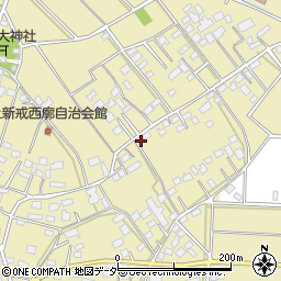 埼玉県深谷市新戒1458周辺の地図