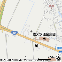 長野県佐久市跡部167周辺の地図