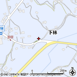 茨城県石岡市下林969周辺の地図