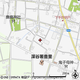 埼玉県深谷市下手計186周辺の地図