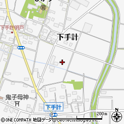 埼玉県深谷市下手計1053周辺の地図