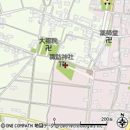 埼玉県深谷市血洗島117周辺の地図