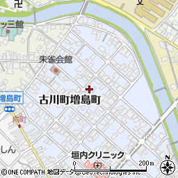 岐阜県飛騨市古川町増島町周辺の地図