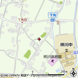 長野県松本市梓川梓791-3周辺の地図