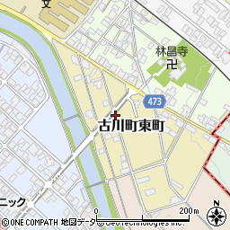 岐阜県飛騨市古川町東町周辺の地図
