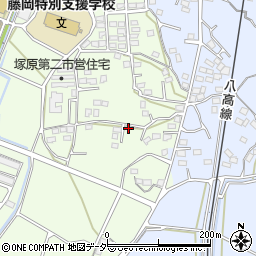 群馬県藤岡市本郷399-5周辺の地図