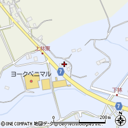 茨城県石岡市下林328周辺の地図