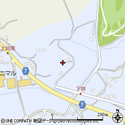 茨城県石岡市下林602周辺の地図