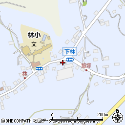 茨城県石岡市下林999-13周辺の地図