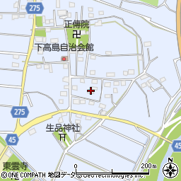 埼玉県深谷市高島191周辺の地図