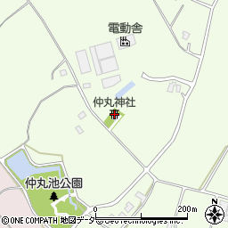 仲丸神社周辺の地図