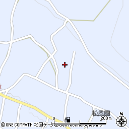 長野県松本市入山辺東桐原周辺の地図