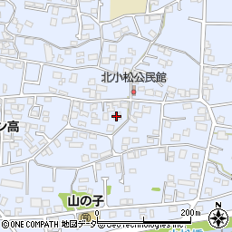 松筑剣道連盟周辺の地図