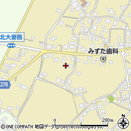 長野県松本市梓川倭745周辺の地図