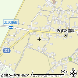 長野県松本市梓川倭739周辺の地図