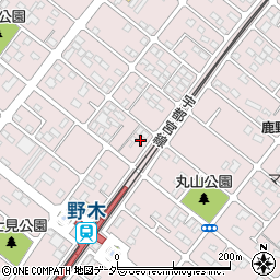 三田商会野木駅前店周辺の地図
