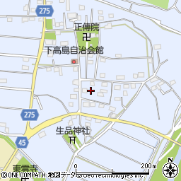 埼玉県深谷市高島187周辺の地図