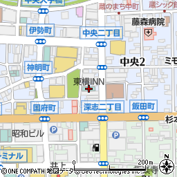 東横イン松本駅前本町周辺の地図