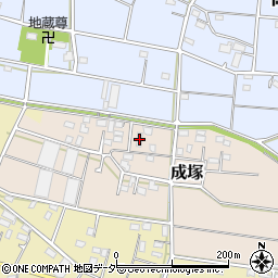 埼玉県深谷市成塚802周辺の地図