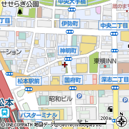 個室ダイニング Ricotta 松本駅前周辺の地図
