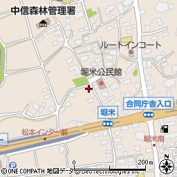 長野県松本市島立1400周辺の地図