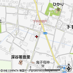 埼玉県深谷市下手計224周辺の地図