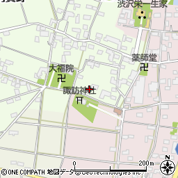 埼玉県深谷市南阿賀野285周辺の地図