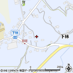 茨城県石岡市下林968周辺の地図