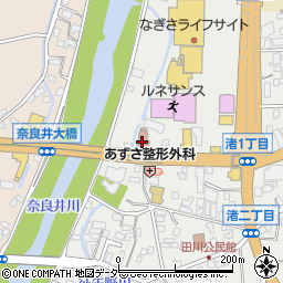 松本広域消防局周辺の地図