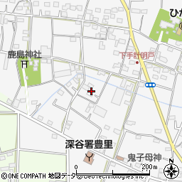 埼玉県深谷市下手計200周辺の地図