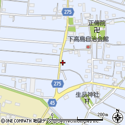 埼玉県深谷市高島261周辺の地図