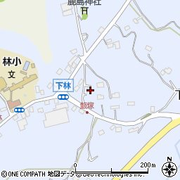 茨城県石岡市下林996周辺の地図