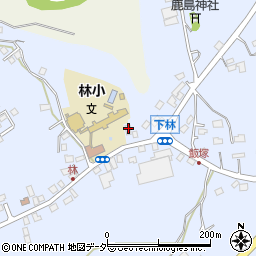 茨城県石岡市下林1005周辺の地図