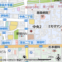 住友生命保険相互会社　松本支社周辺の地図
