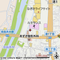 松本広域消防局周辺の地図