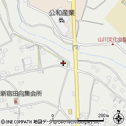 茨城県結城市山川新宿578-1周辺の地図