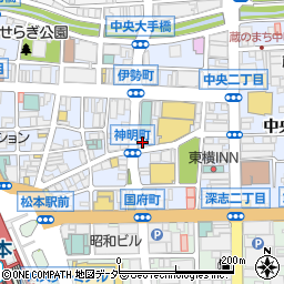 中澤印章社駅前店周辺の地図