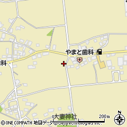 長野県松本市梓川倭607周辺の地図