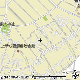 埼玉県深谷市新戒1449周辺の地図