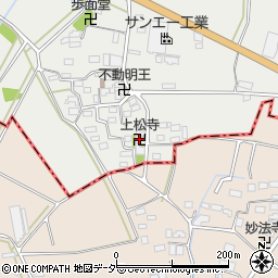 上松寺周辺の地図