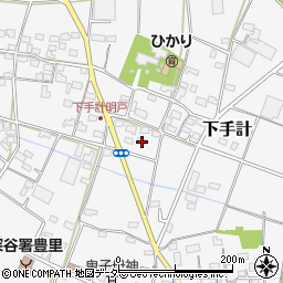 埼玉県深谷市下手計935周辺の地図