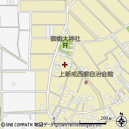 埼玉県深谷市新戒1361周辺の地図